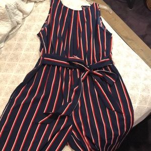 Striped Jumpsuit